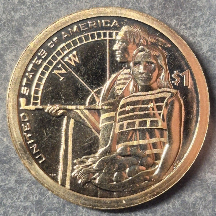 2014-S Native American Sacagawea Dollar Proof Deep Cameo Native Hospitality $1