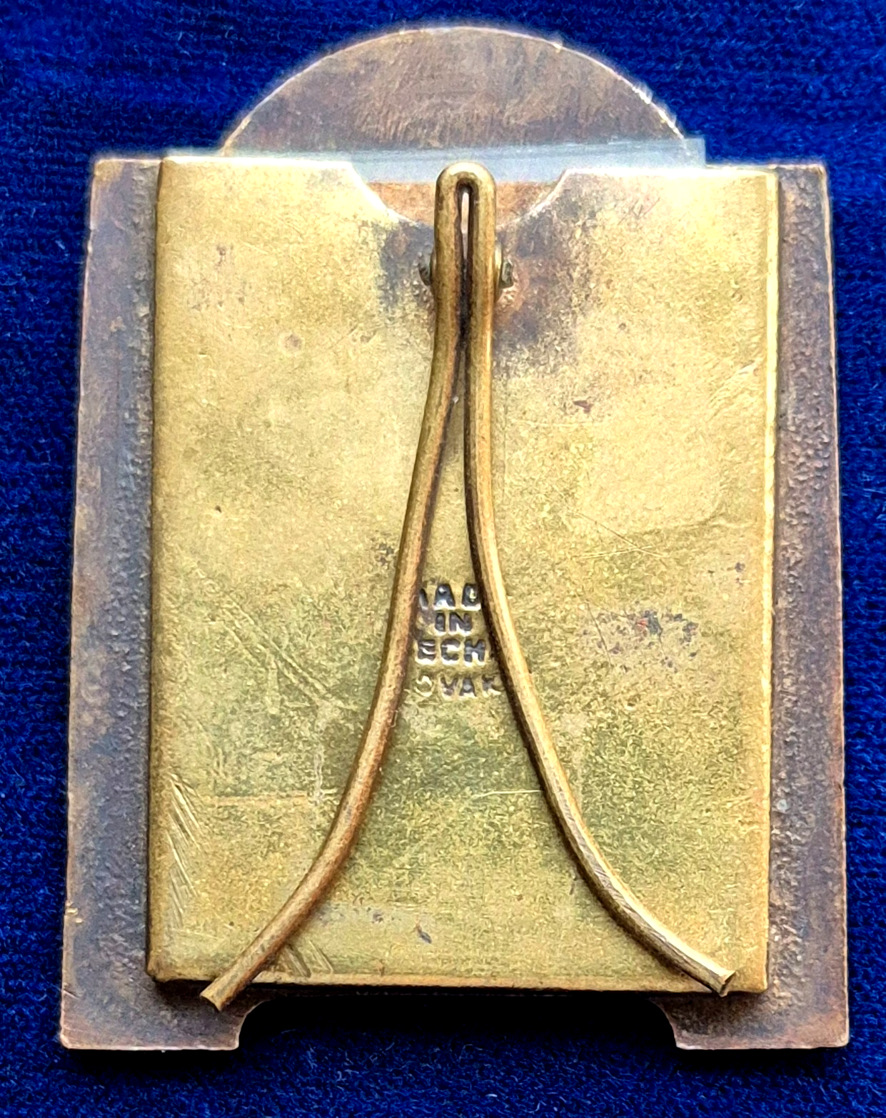 Vintage 1926 Philadelphia Sesqui-Centennial Expo Souvenir Enamel Picture Frame