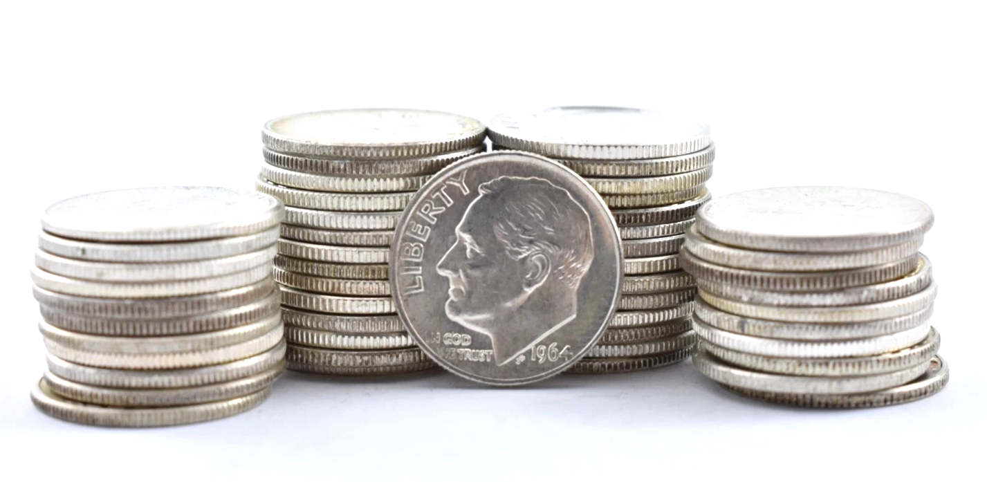 AU/BU 90% SILVER Roosevelt Dimes Random Selection WSHTF Stacking
