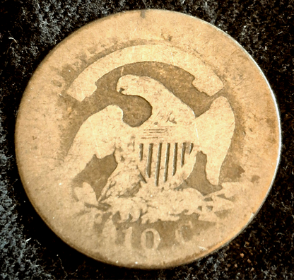 1825 Silver Capped Bust Dime .8924% SILVER AG Details Variety 1 Only 350 Survive