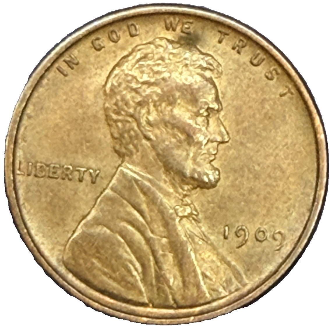 1909 VDB Lincoln Wheat Cent AU/BU Features Really Nice Copper Penny 1c Coin