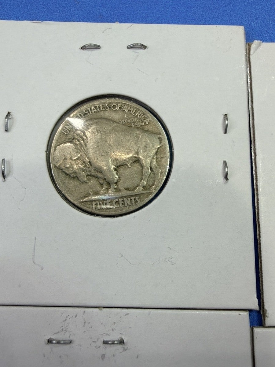 1935 Buffalo Nickel 5C Lot of 4 Coins F Fine Indian Head Five Cents US Coins