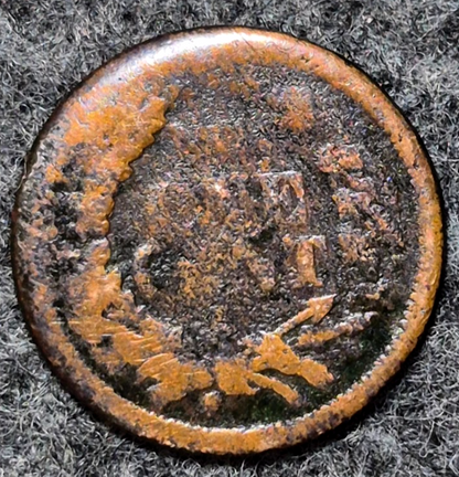 1863 Civil war token Indian head/ Not one cent .  F-95/368a    Scarce