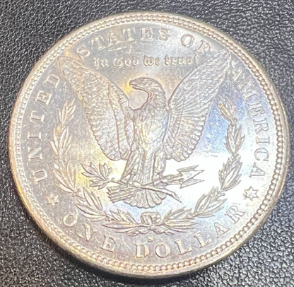 1880-S Morgan Silver Dollar Bright, Well Struck, Sharp Feathers GEM MS Features