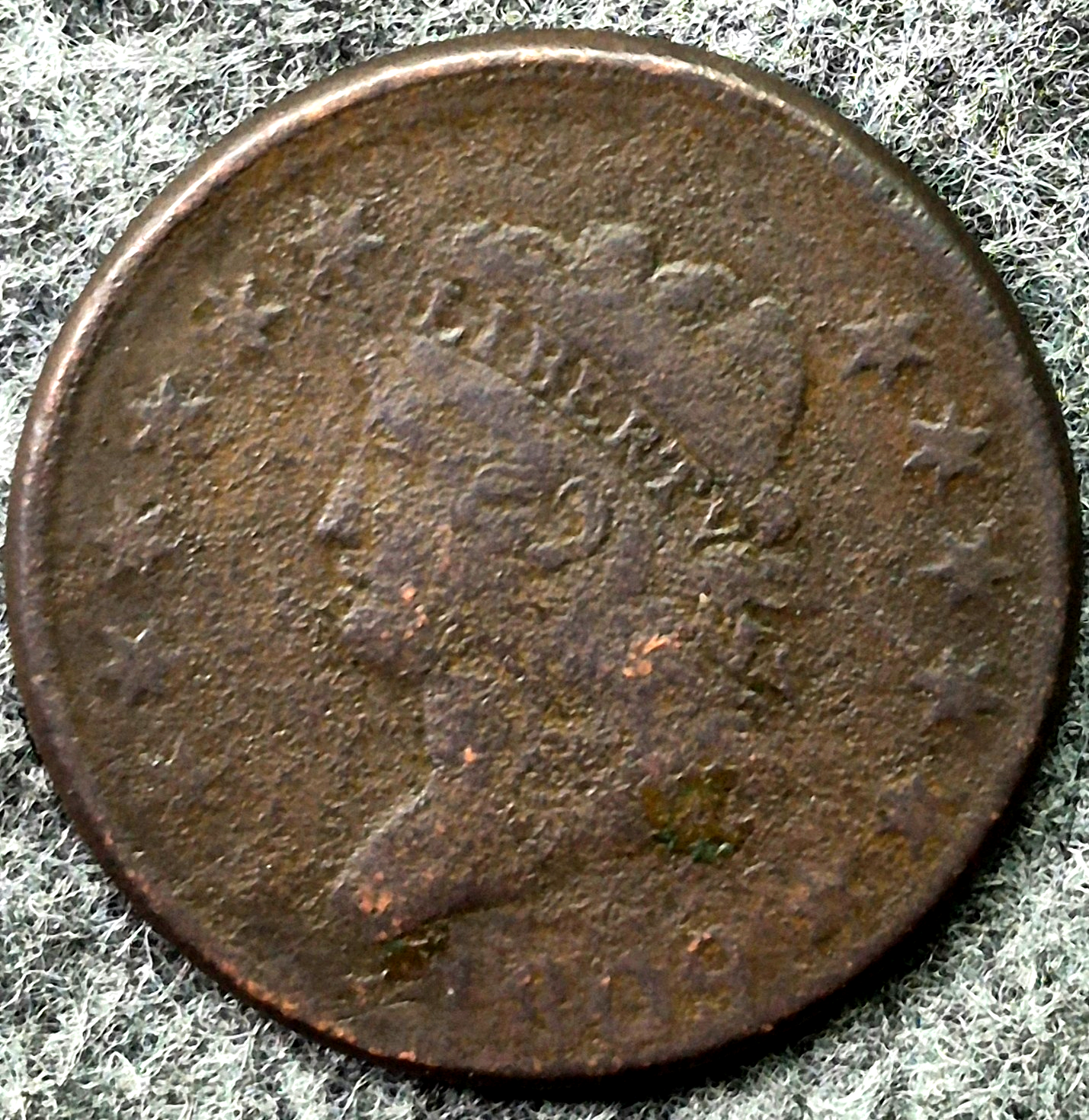 1809 Classic Head Large Cent Rare Very Key Date Only 222K VG+ Features Corroded