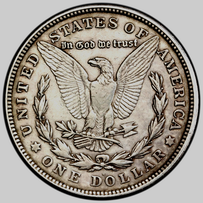 (1) 1921-D Morgan Dollar 90% Silver With Extra Fine Circulated Features 1$