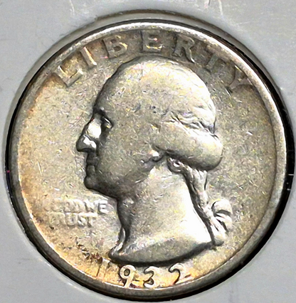 1932 P/D/S Washington SILVER Quarter 3 Coin Set First Year Of Series Key Dates