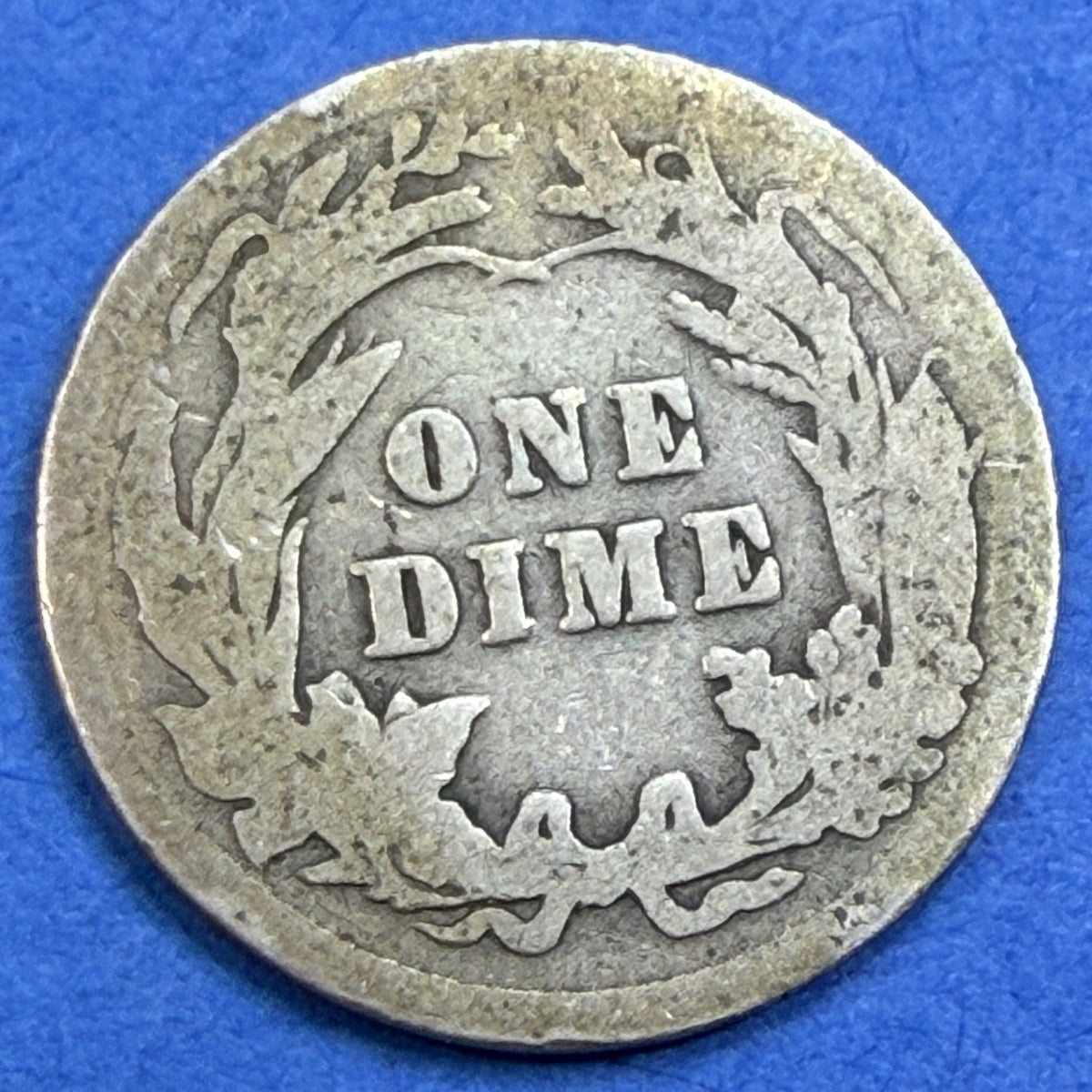1912 Barber Dime 10C G Good 90% Silver Liberty Head Philadelphia Mint US Coin