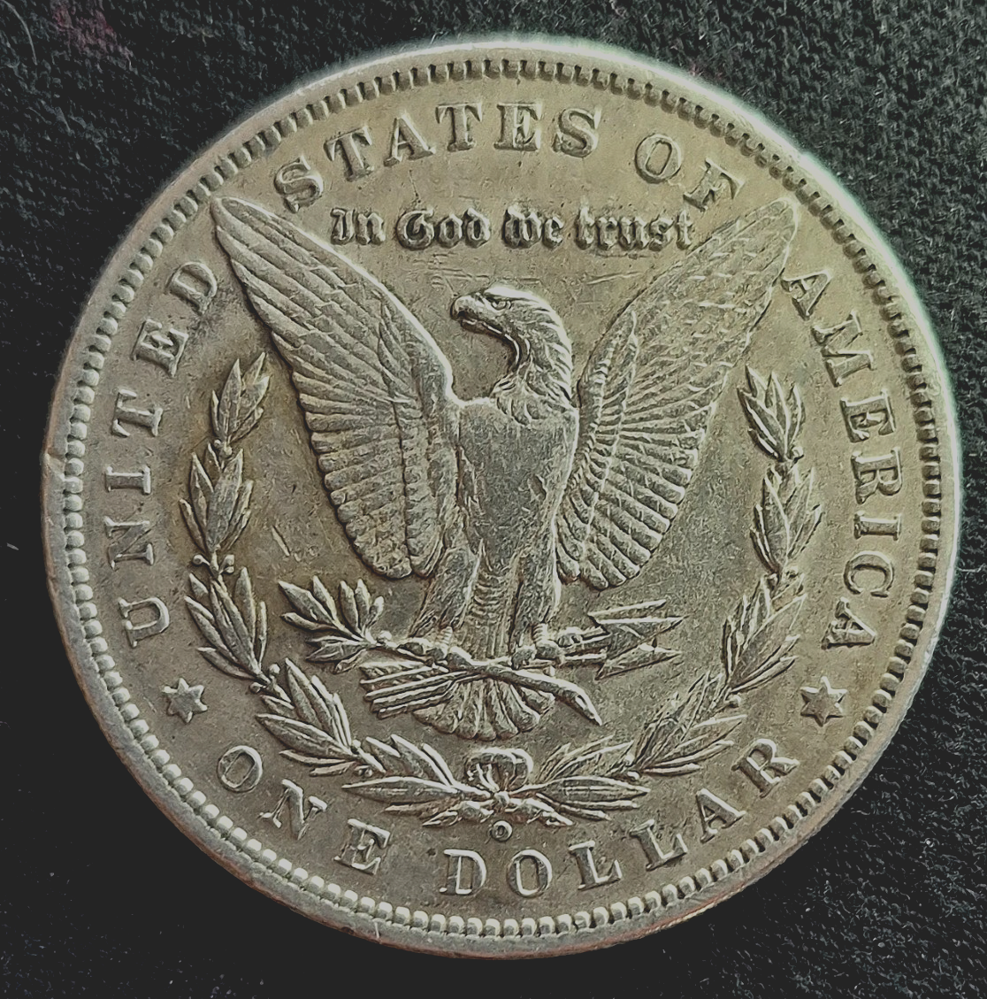 1899-o Morgan Dollar, Top 100-VAM 31 Micro O Mint Mark Strong AU-MS Features