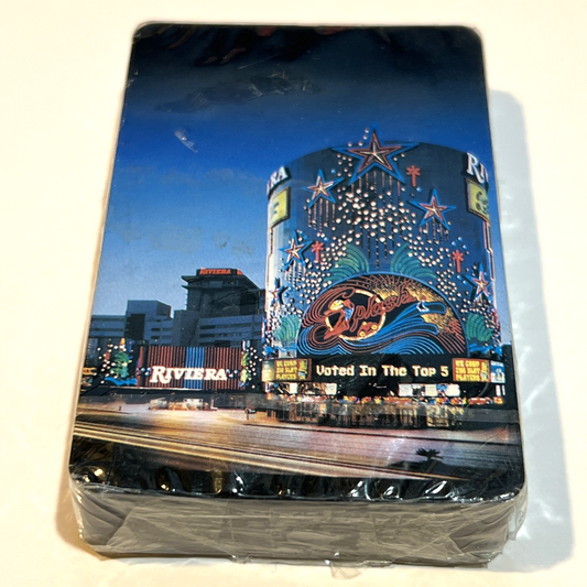 ✅ Rivera Casino Las Vegas Playing Cards NOS Sealed Big Ear Joker