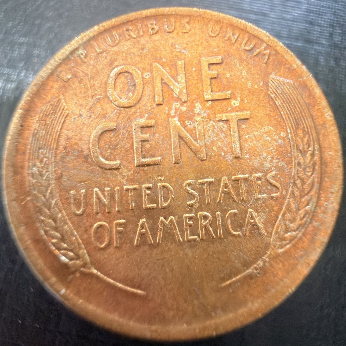 1921 Lincoln Wheat Cent Penny BU Toned Uncirculated Philadelphia US Coin