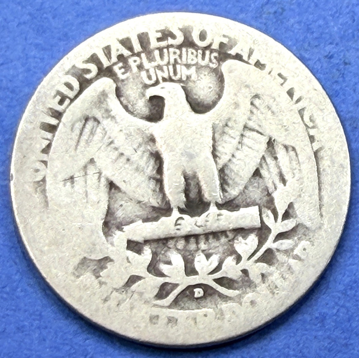 1935-D Washington Quarter 25C 90% Silver G Good Denver Better Date Early Issue