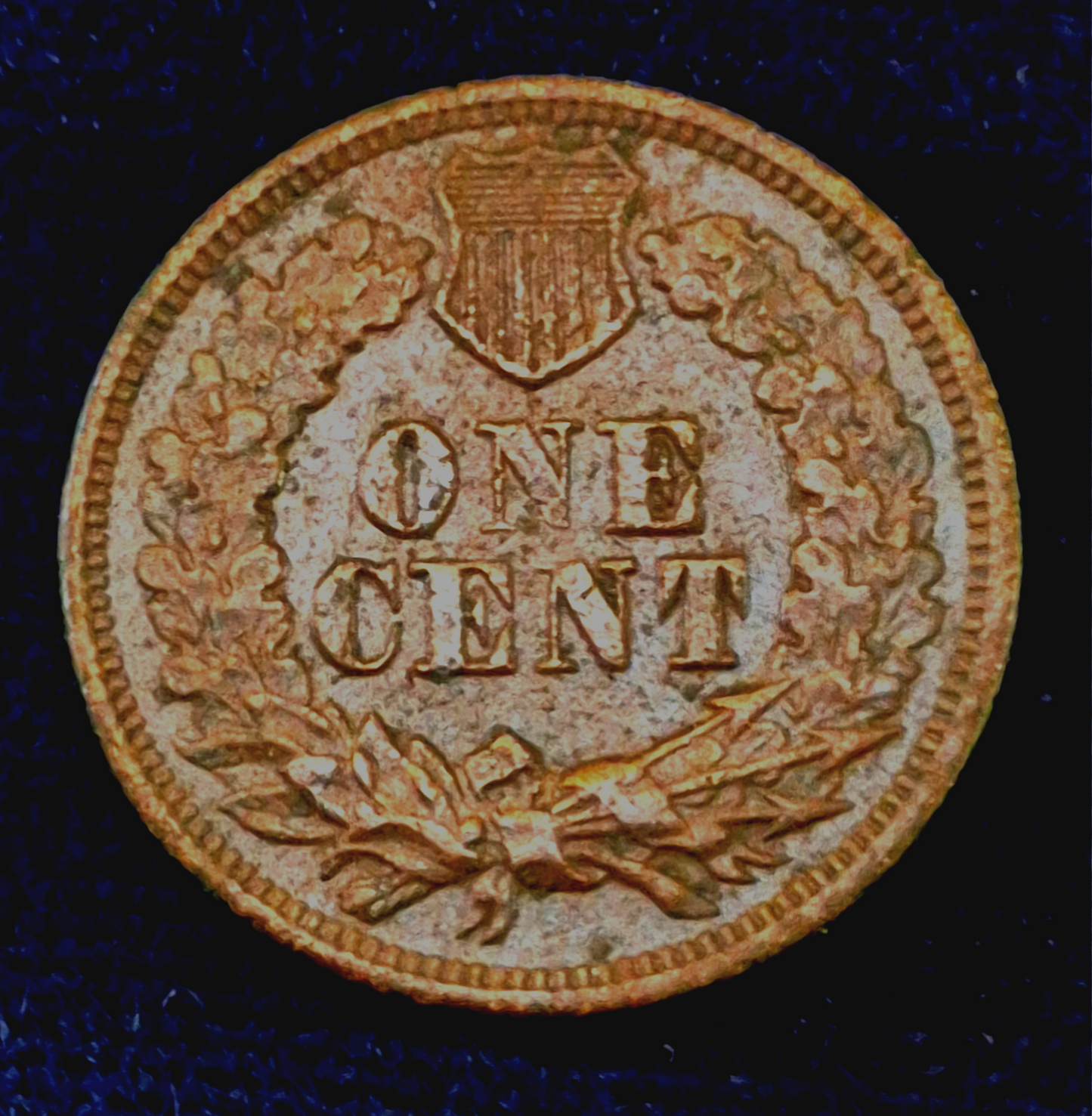 1868 Indian Head Cent Very Fine VF Features Coin 1C