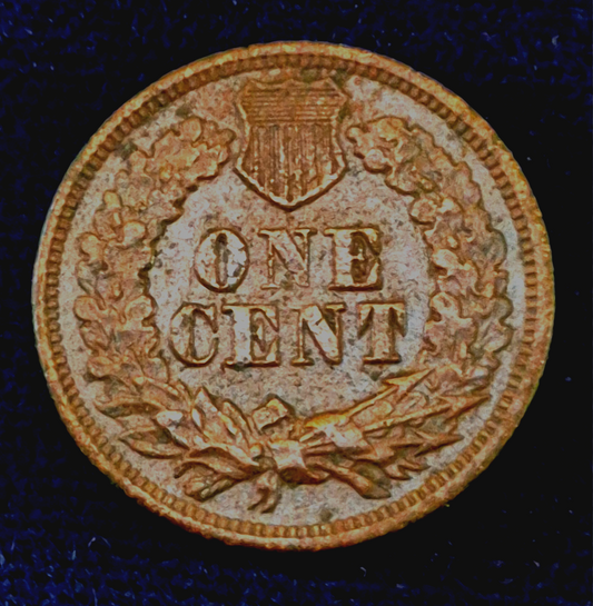 1868 Indian Head Cent Very Fine VF Features Coin 1C