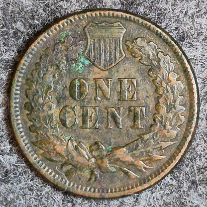 Lot (3) 1874 Indian Head Cents Different Tones Matching VF Features Coins Shown