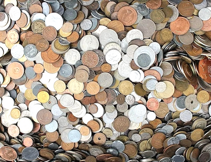 1/2 Pound World Coins Bulk Lot Around The World FOREIGN Coins Instant Collection