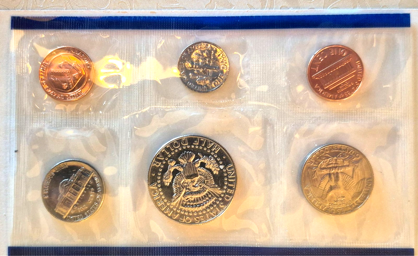 1987 P and D Annual United States Mint Uncirculated 10 Coin Set in OGP
