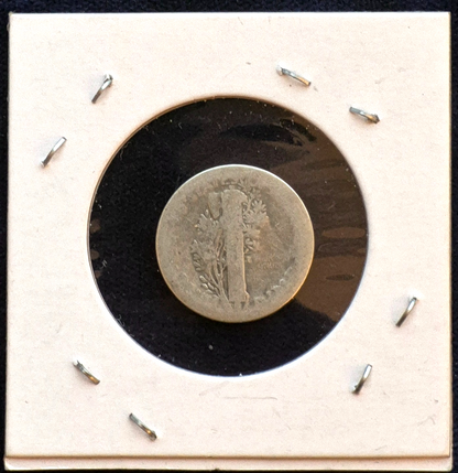 1917 Mercury Dime FR Fair or Less Features 90% Silver 10C US Coin Collectible