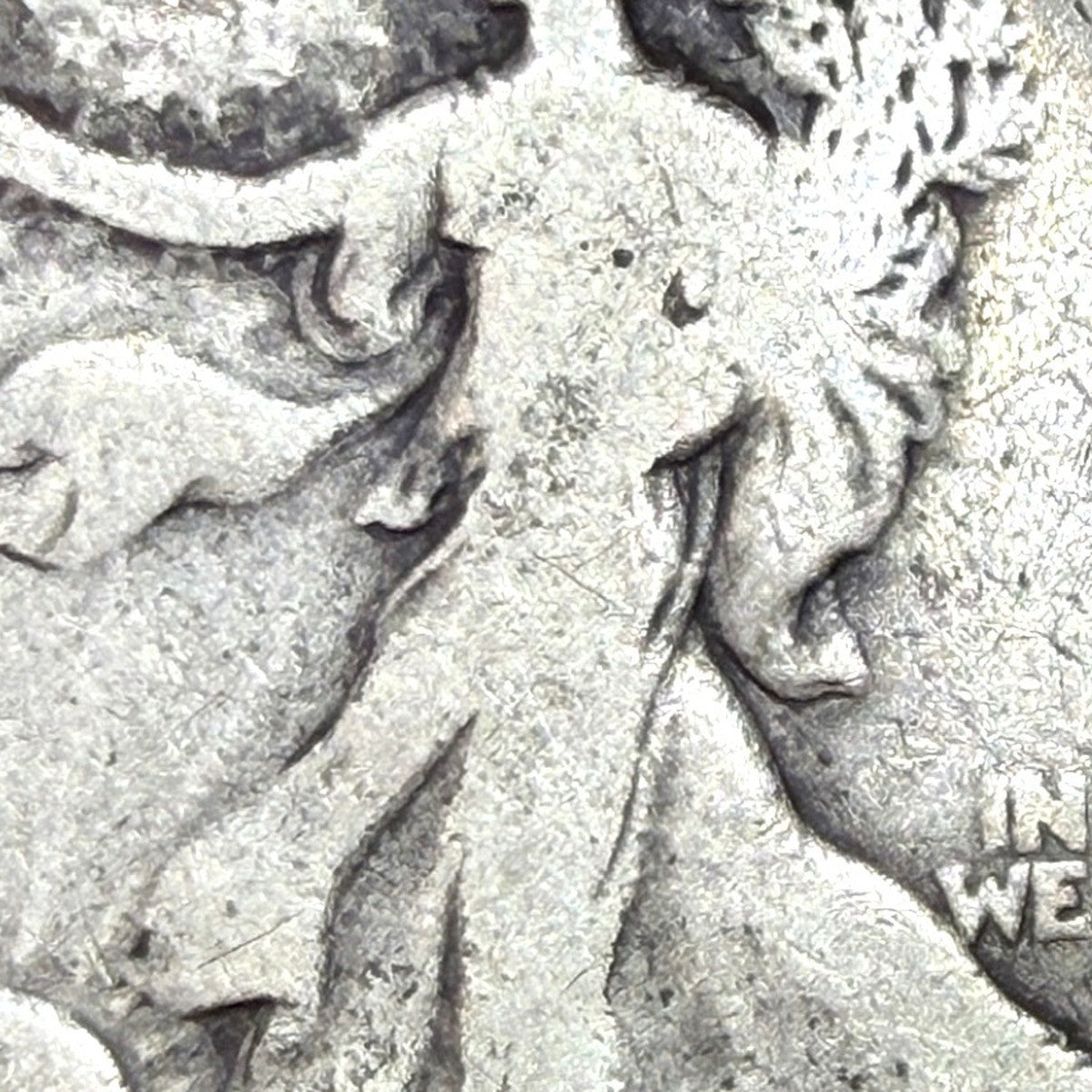 1918 Walking Liberty Half Dollar 50C G Good 90% Silver WWI Era Philadelphia Coin