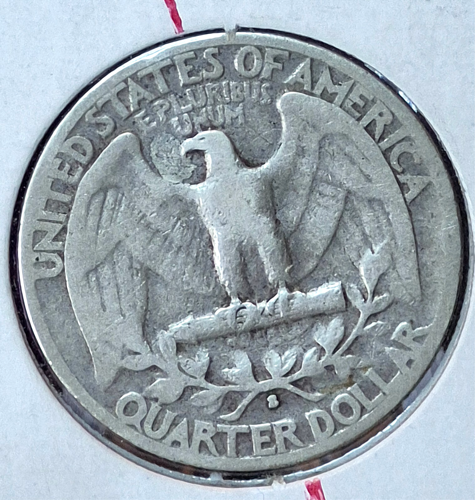 1932-S Washington 22 Degree Die Rotation Key Date 1st Yr 90% Silver Quarter 25C