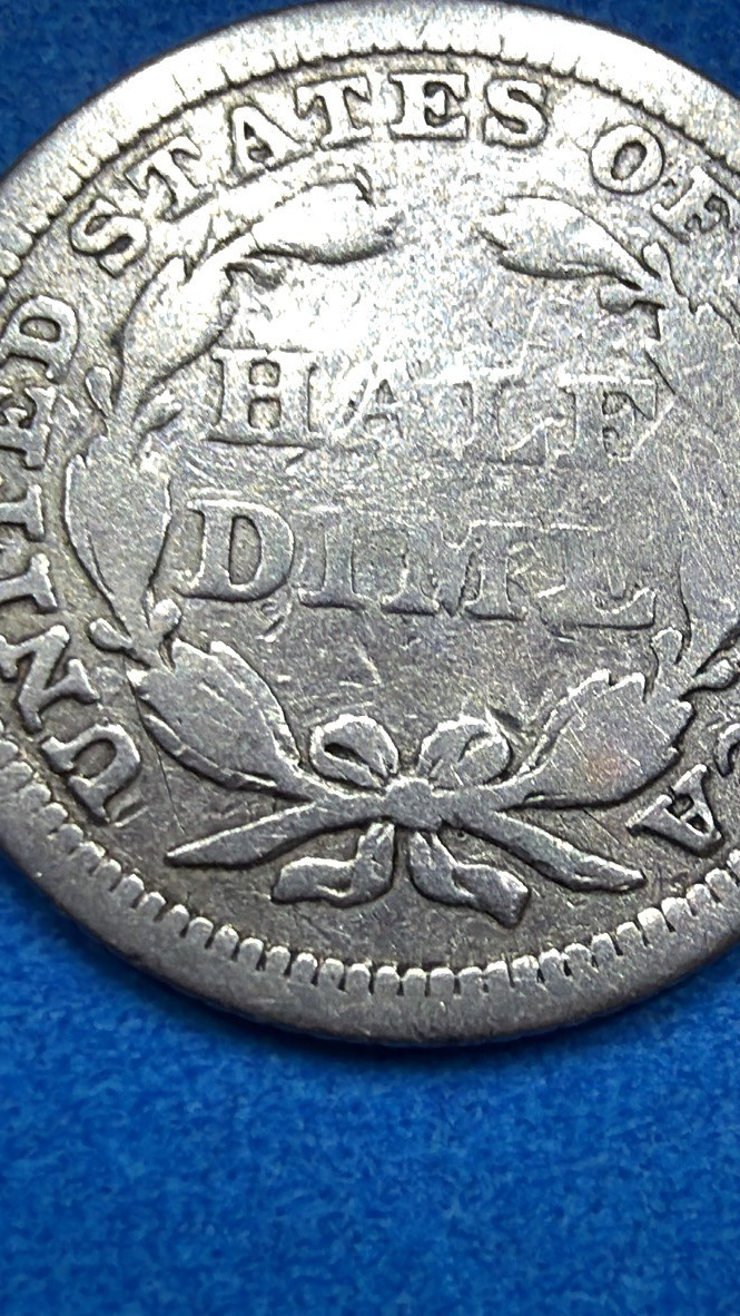 1853 Seated Liberty Half Dime Arrows at Date 90% Silver Fine Bold Date Type Coin