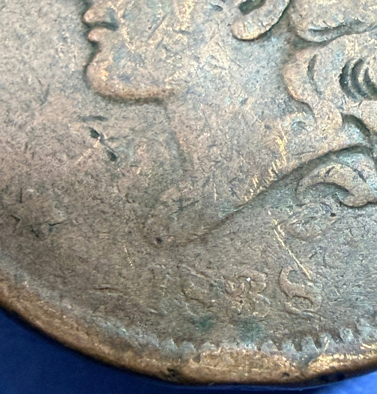 1838 Coronet Head Large Cent 1C VG Very Good Copper Penny Philadelphia US Coin