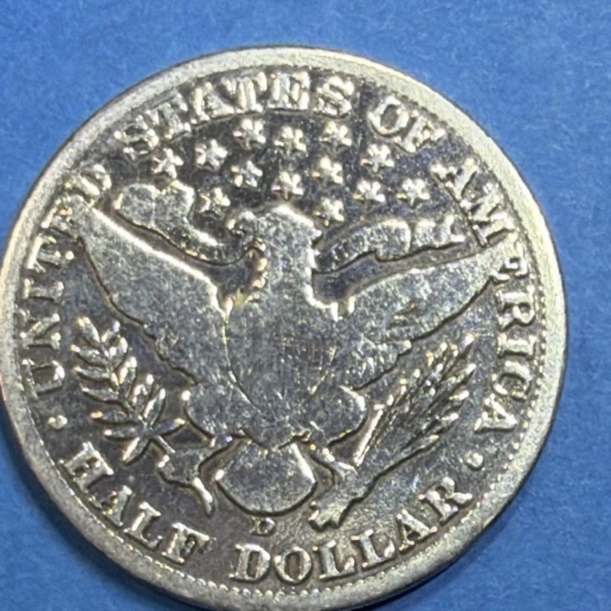 1912-D Barber Half Dollar 50C G Good 90% Silver US Coin