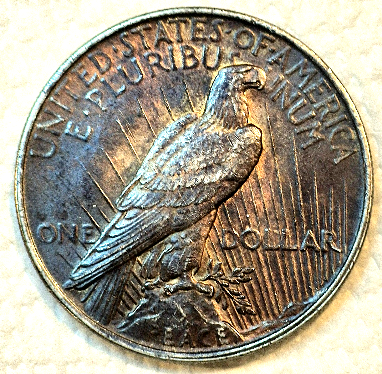 1923 Peace Dollar 90% Silver Crisp Strike AU-MS Features Super Toned Coin 1$