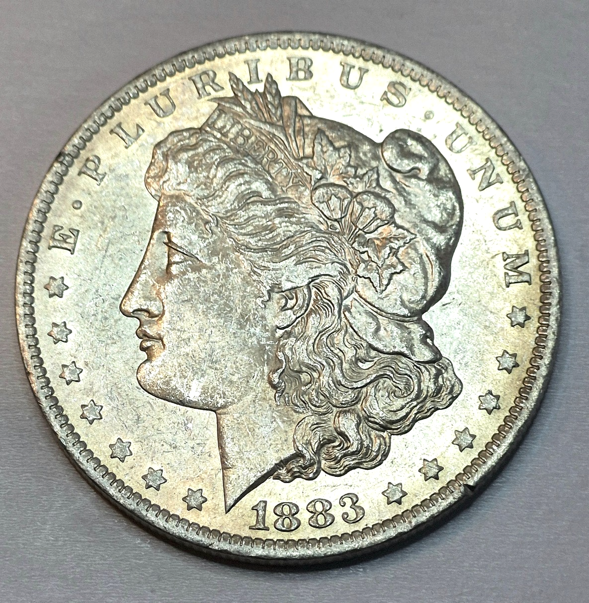 1883-O Morgan Silver Dollar Crisp MS Features Light Toning 90% Silver $1