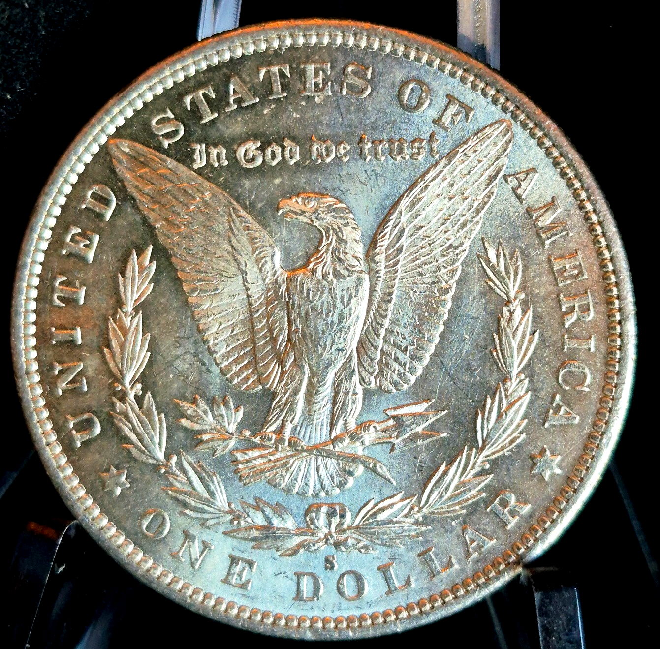1879 S Morgan $1 Dollar 90% Silver W/Mint Like Features Circulated Blast White