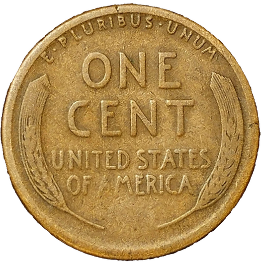 1918 S Lincoln Wheat Cent Fine - Very Fine (F-VF) Circulated Copper 1c Penny