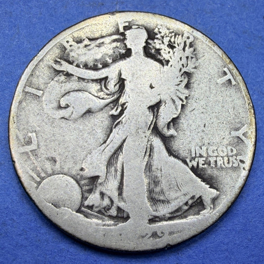 1929-S Walking Liberty Half Dollar 50C G Good Low Mintage 90% Silver Better Date