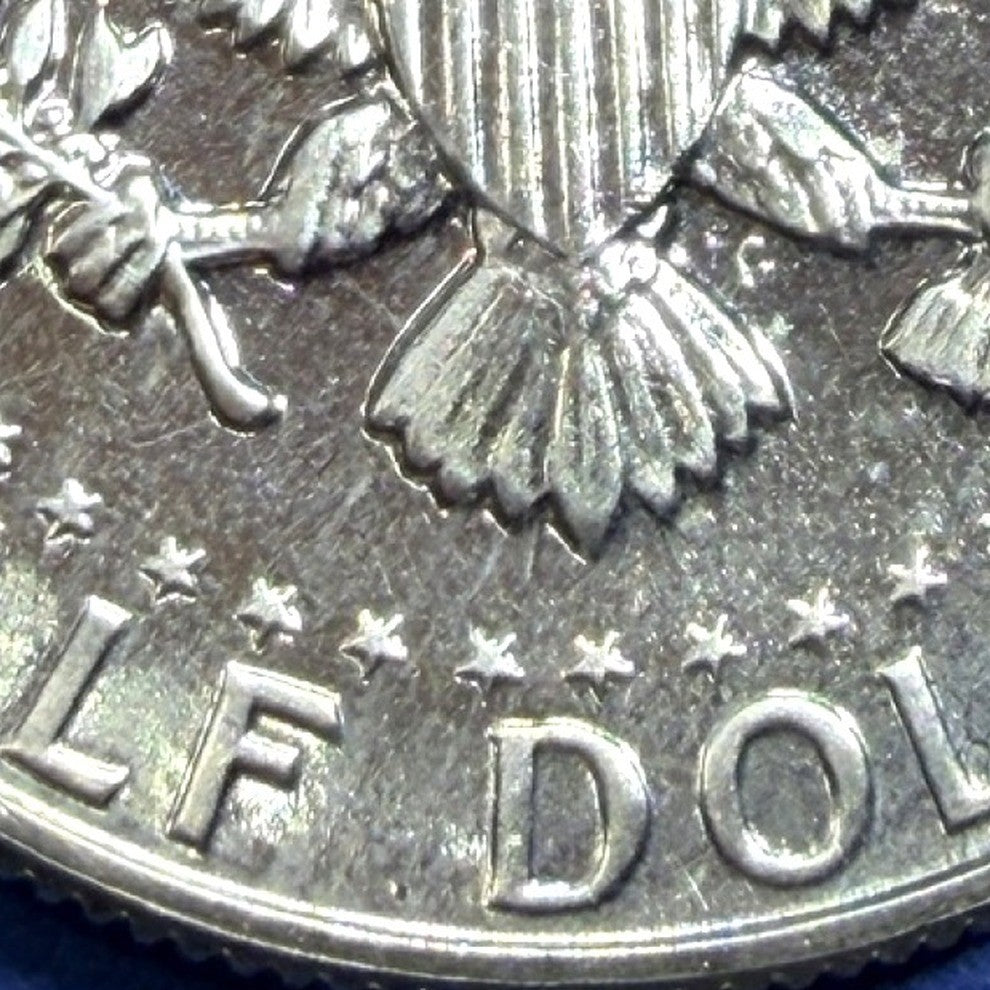 1967 Kennedy Half Dollar 50C BU Brilliant Uncirculated 40% Silver Clad Toned JFK