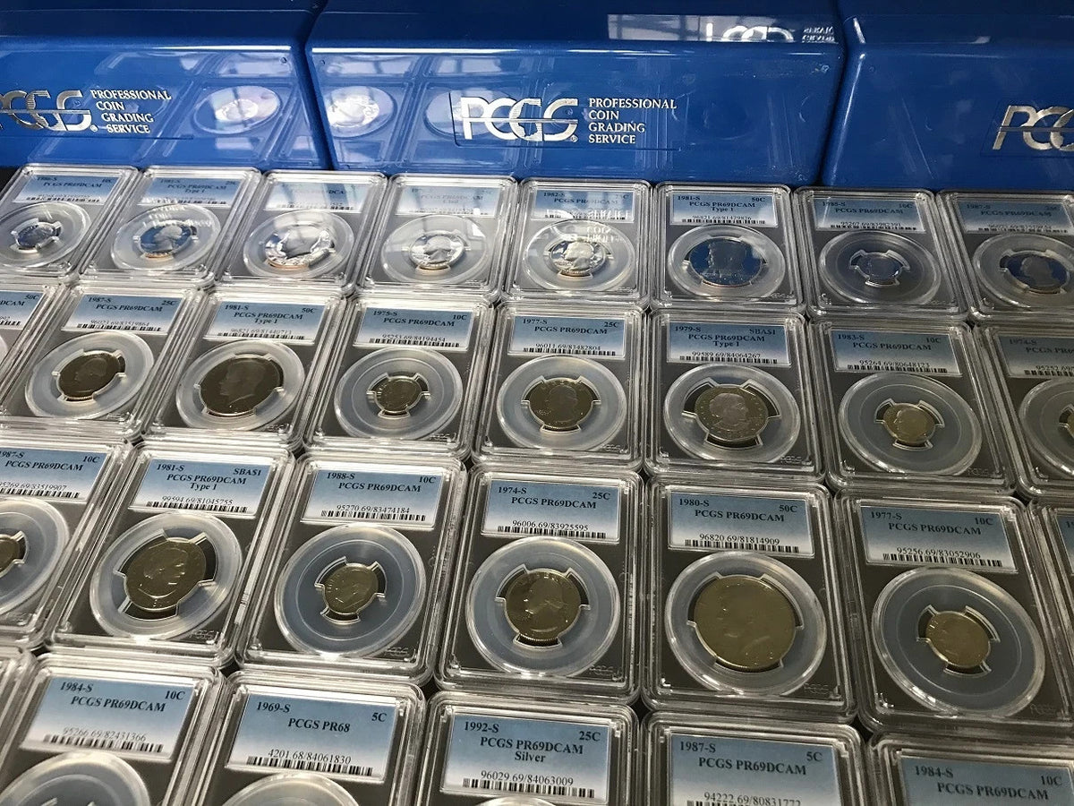 LOT OF 1 PCGS GRADED U.S. PROOF COIN PR 69 FROM ESTATE HOARD UNCIRCULATED