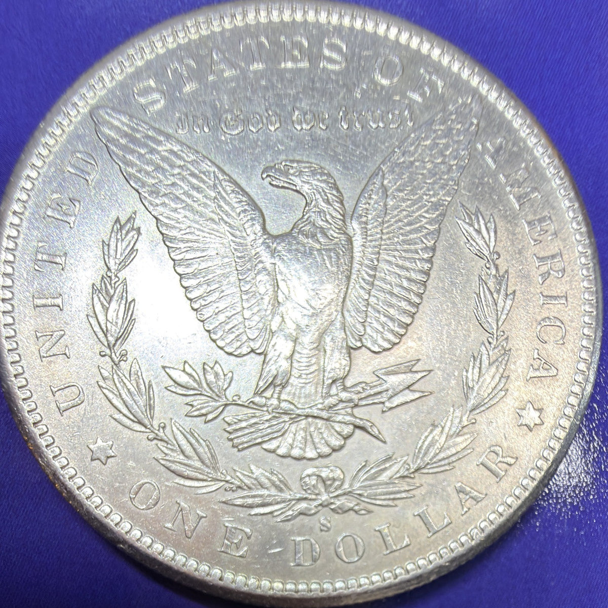 1897-S Morgan Silver Dollar $1 BU Uncirculated 90% Silver San Francisco Mint