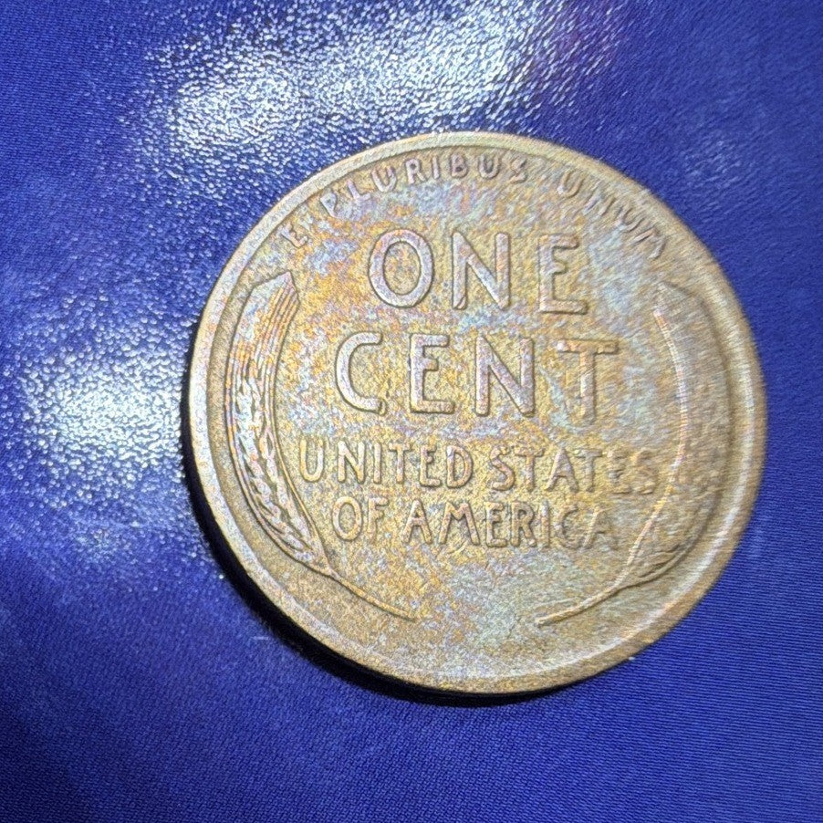 1920 Lincoln Wheat Cent 1C BU Uncirculated Toned US Coin Philadelphia
