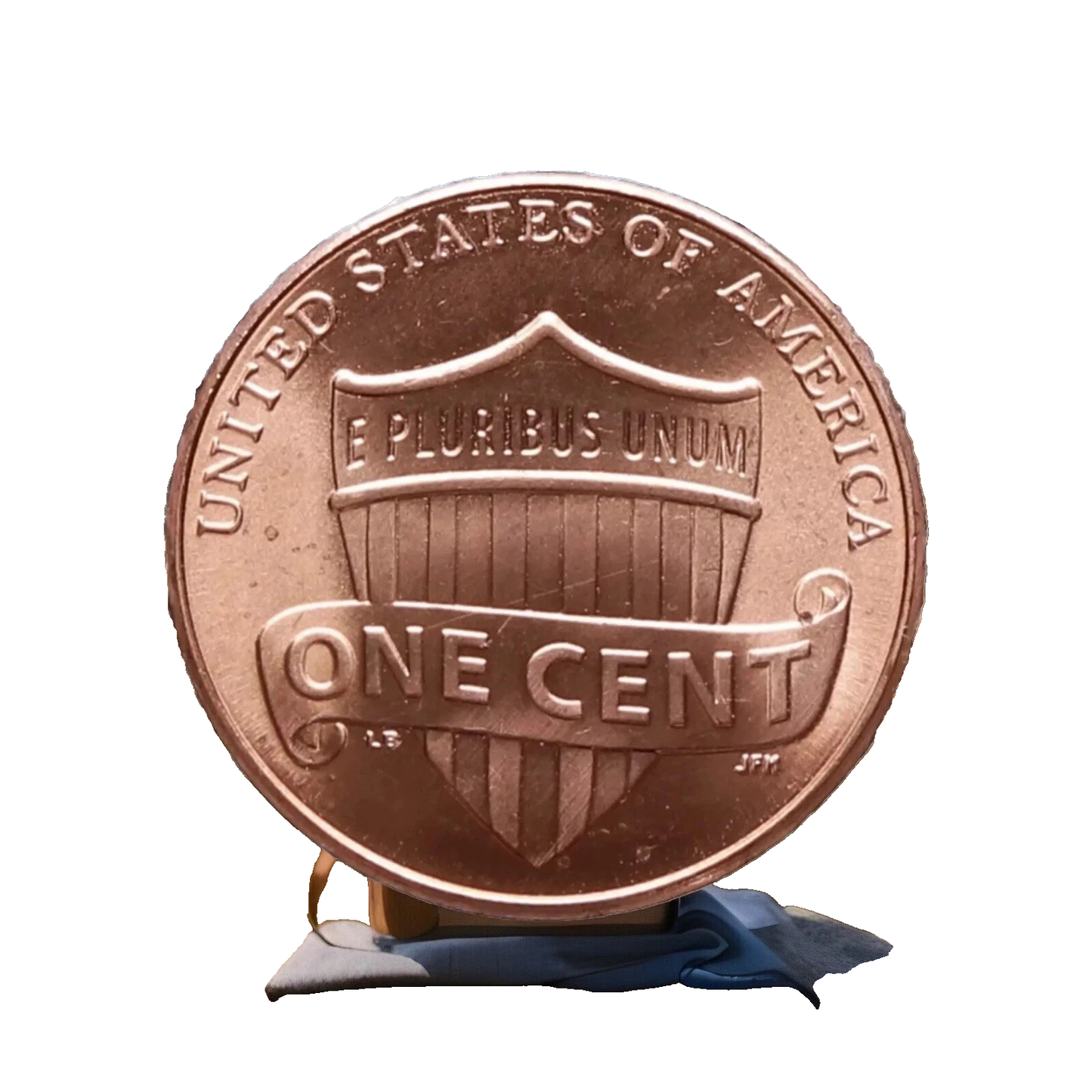 2010-D Gem BU RED  Lincoln Shield Cent Penny From US OBW Bank Wrapped Roll