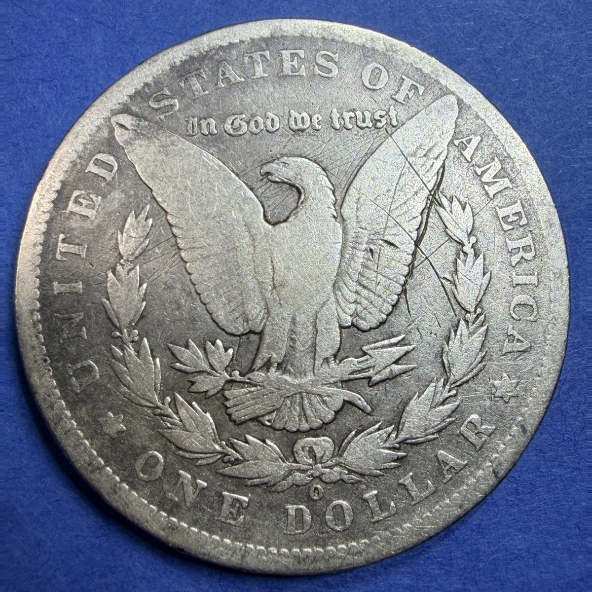 1886-O Morgan Silver Dollar $1 VG New Orleans Mint 90% Silver US Coin