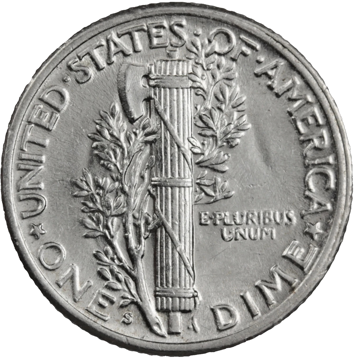 1941 S Mercury Dime BU Brilliant Uncirculated 90% Silver 10c Full Bands Coin