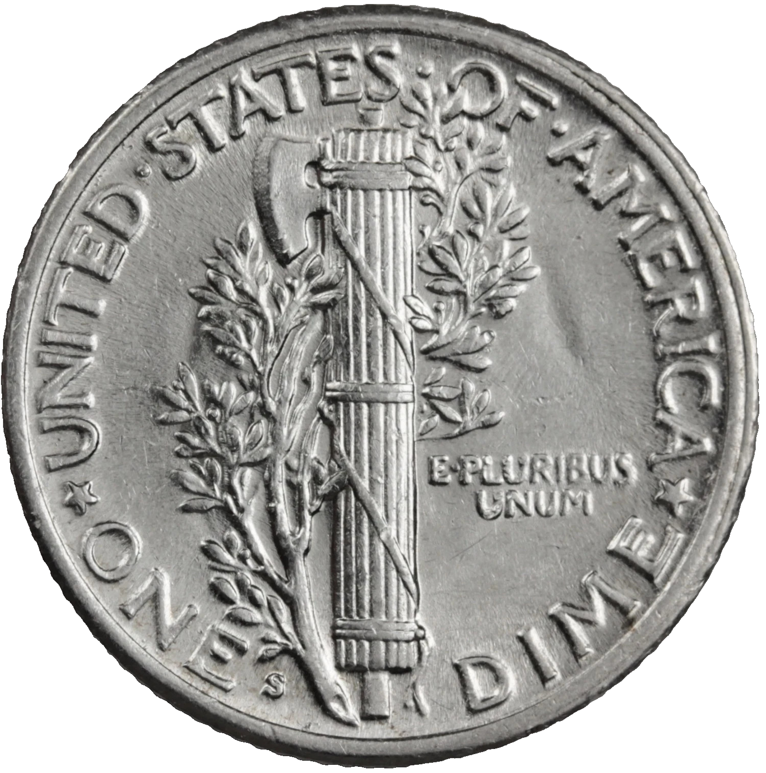 1941 S Mercury Dime BU Brilliant Uncirculated 90% Silver 10c Full Bands Coin