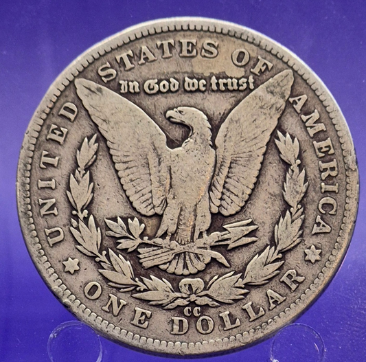 🔥 1890-CC Morgan 90% Silver $1 Dollar Early Year Carson City Circulated Beauty