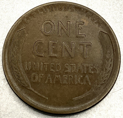 1921 S Lincoln Cent FINE (F) Circulated Condition Copper Penny