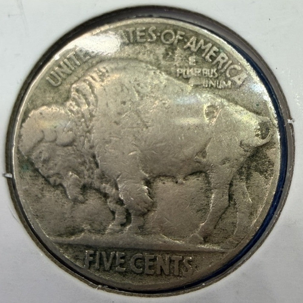 1930 Buffalo Nickel 5C F Fine Indian Head Five Cents Full Date US Coin