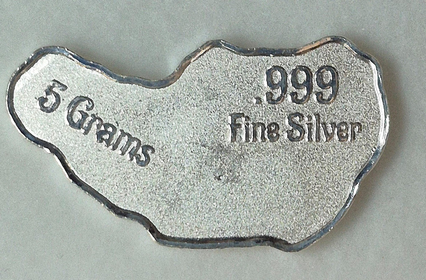 Pan Silver Company 5 Gram .999 Fine Silver Aladdin Genie Low #, 624/3000
