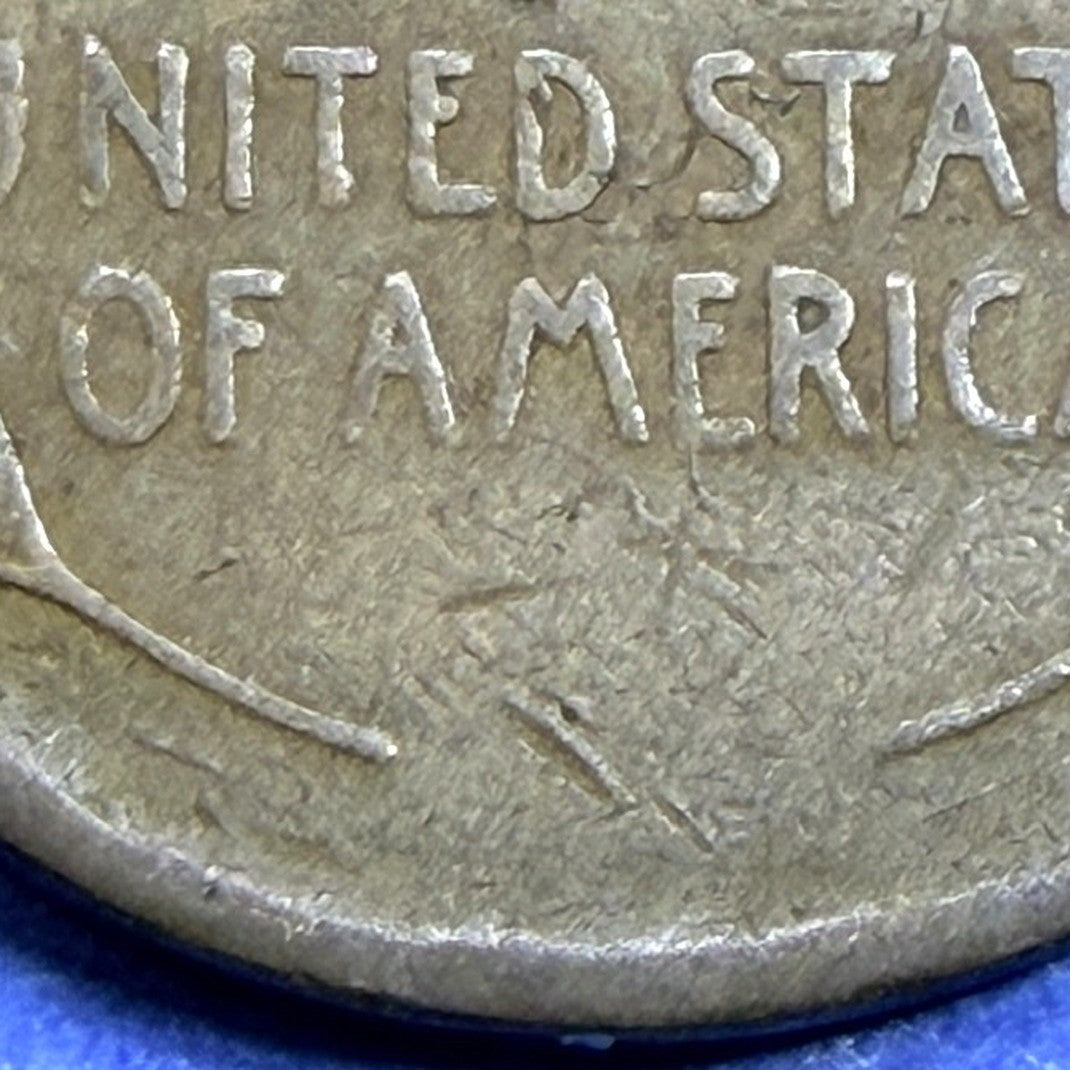 1909 Lincoln Wheat Cent 1C Penny F Fine First Year of Issue Philadelphia US Coin