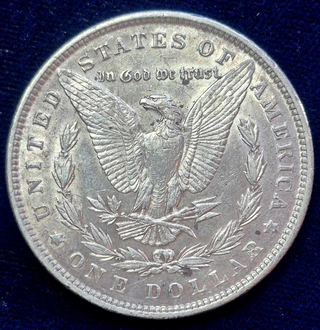 1889 Toned Morgan 90% Silver Dollar Crisp AU++ Features Handsome Toning *Video*