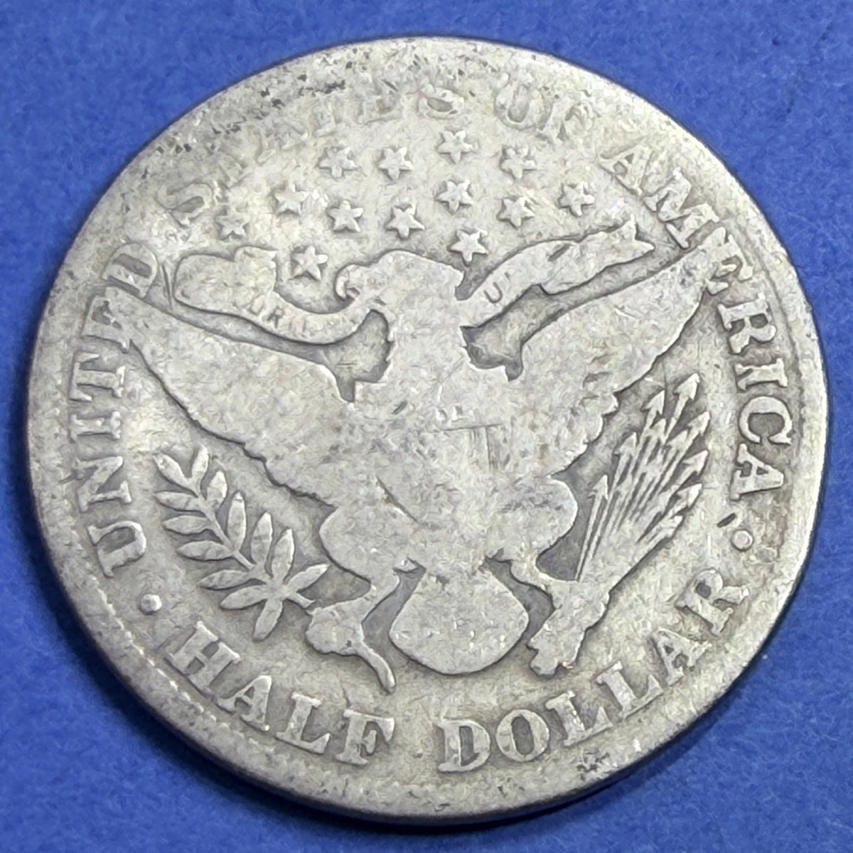 1901 Barber Half Dollar 50C G Good Liberty Head 90% Silver US Coin Classic