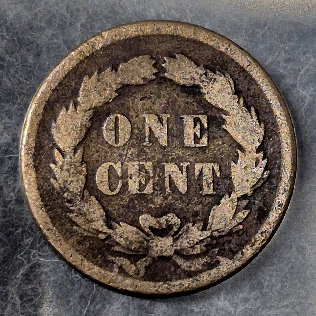 1859 Indian Head Cent Penny 1C VG Very Good Copper-Nickel Laurel Wreath 1st Year