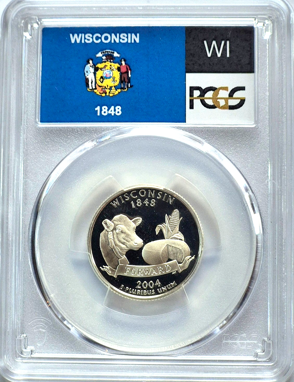 2004 S State Quarter Set 90% Silver PCGS High Graded PR69DCAM (FL/MI/TX/IA/WI)