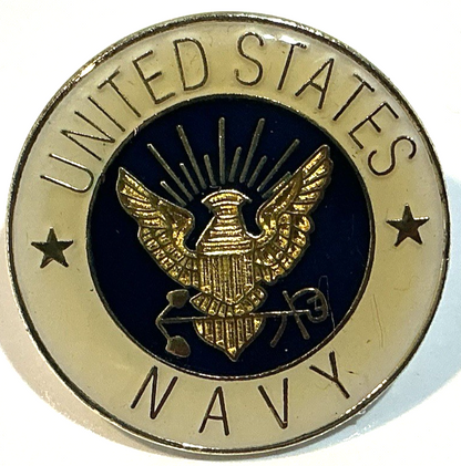 ⚓️ United States Navy Hat Pin Lapel Badge Honor Anchor U S N